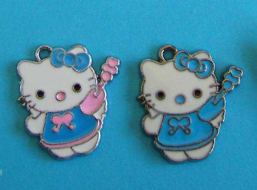 HELLO KITTY Charm, Assorted random colours, 20mmx16mm (Sold individually)