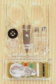 Mini Sewing Kit in Plastic Container