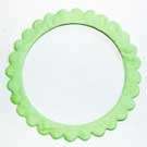 70mm Round Decorative Green Mulberry Paper Fames (3 Frames per Pack)