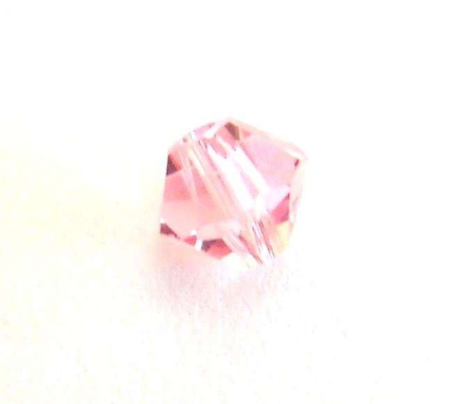 4mm Light Rose Bicone SWAROVSKI Crystal Bead