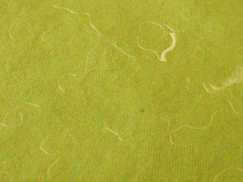 305mm x 305mm Lime Silk Laid Scrapbooking Sheet