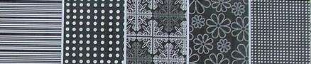 NEW - 30cm x 30cm Black Scrapbooking Paper Pack (10 Sheets per Pack)