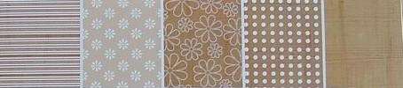 NEW - 30cm x 30cm Brown Scrapbooking Paper Pack (10 Sheets per Pack)