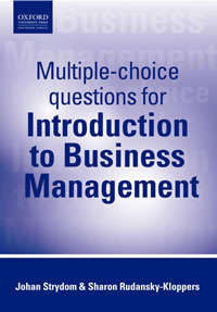 Multiple-Choice Questions for Introduction to Business Management