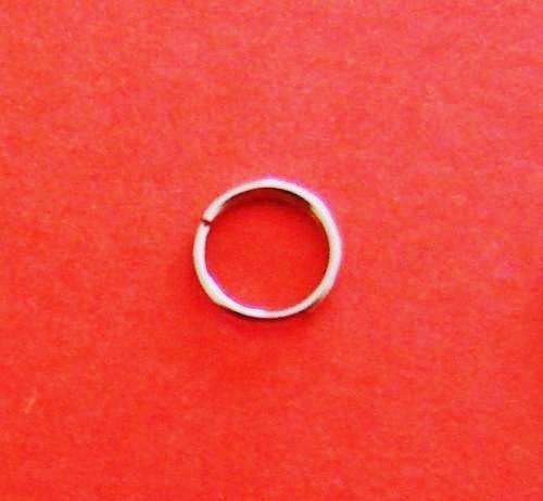 Pack of 5mm Silvertone Jump Rings (25 Rings per Pack)