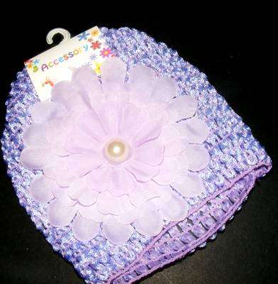 FLOWER BEANIE PURPLE