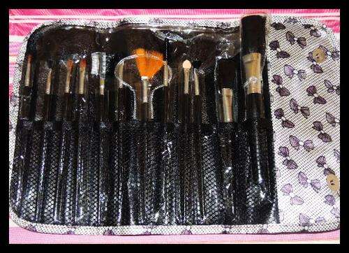 12 PIECE MAKEUP BRUSH SET