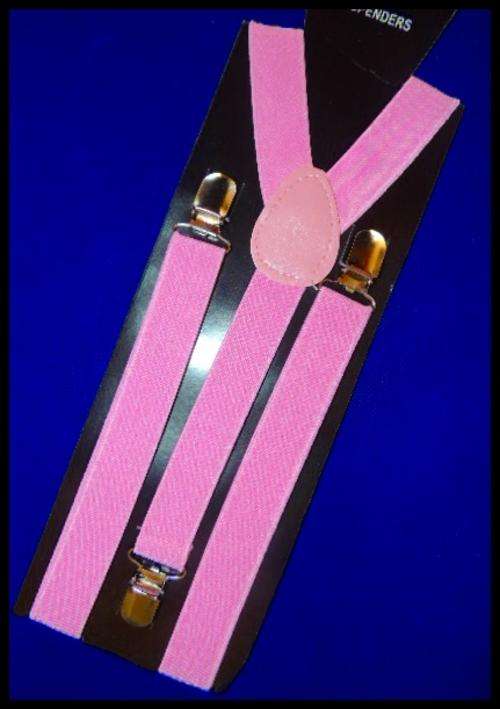 Light Pink  Suspenders