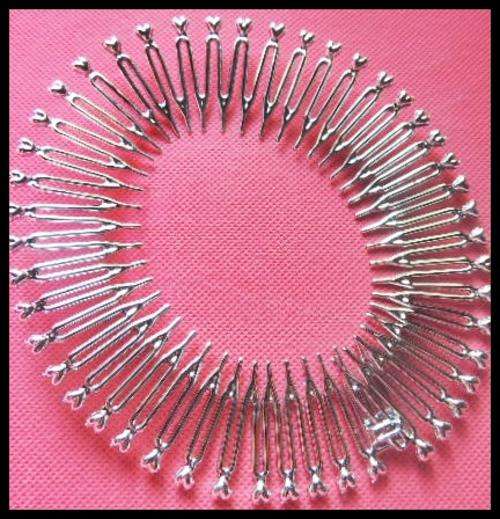 Comb Headband Silver