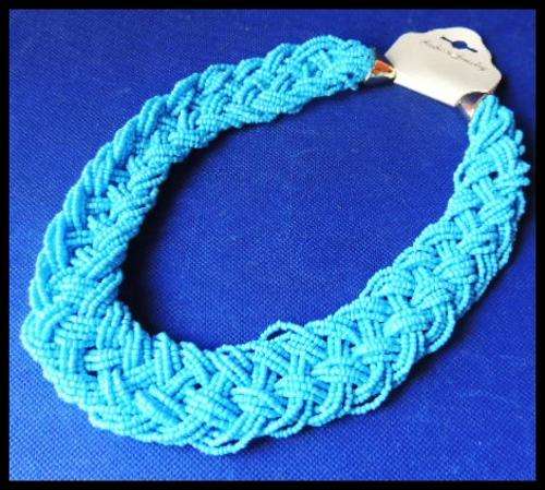 Chunky Necklace Blue