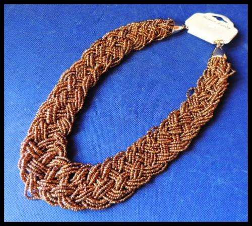 Chunky Necklace Brown