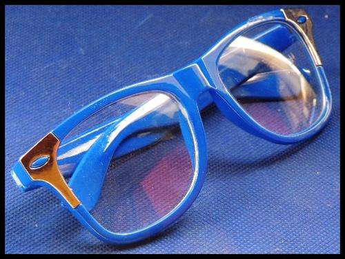 Blue Clear Sunglasses