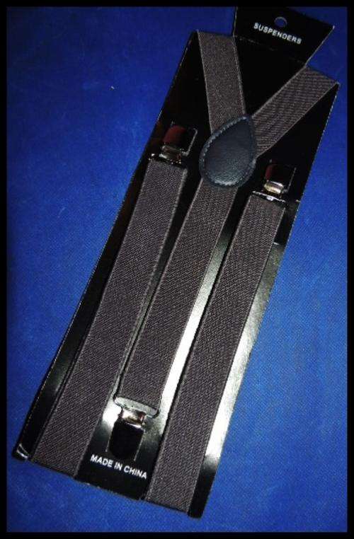 Grey Suspenders C