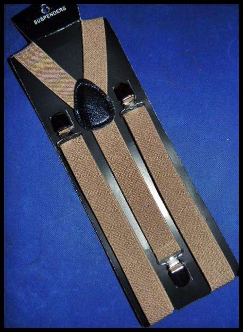 Beige  Suspenders B