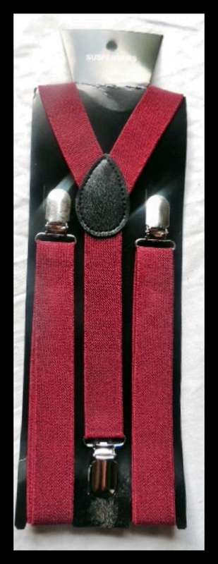 MAROON Suspenders B