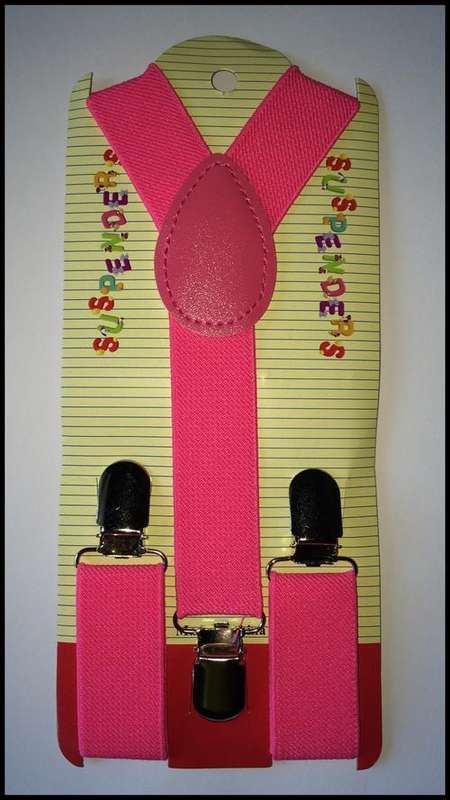 Kiddies/Baby Suspenders PINK