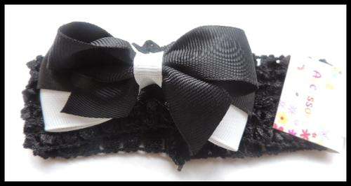 BOW  Headband BLACK
