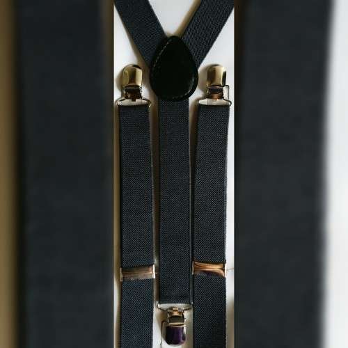 Grey Suspenders
