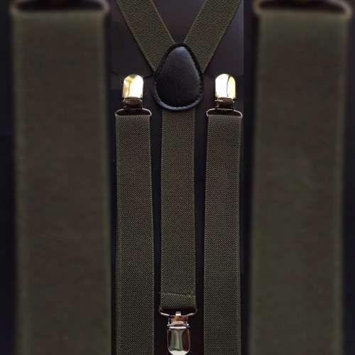 Olive Suspenders