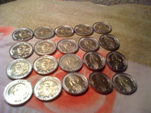 20 uncirculated R5 mandela coins