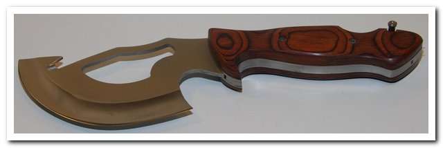 Hunting knive set lockable