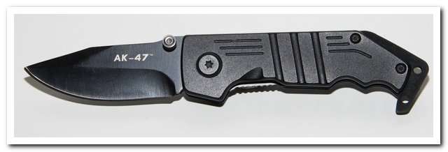 AK-47B Cold Steel High Performance Pocket Knife 15cm open
