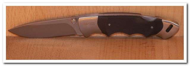 BUFFALO RIVER GRIZZLY BEAR Pocket Knife - 19.5cm open
