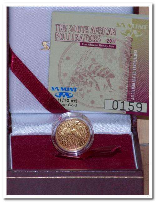 2011 African Honey Bee 1/10oz - PROOF