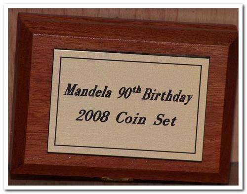 2008 R5 Mandela 90th Birthday Coin Set