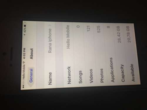 iPhone 5s 32 gb in brand new condition totally scratch less bargain very late entry