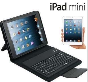 IPAD LEATHER COVER WITH BLUETOOTH KEYBOARD IPAD MINI