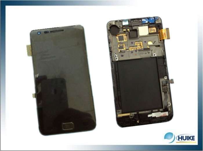 Samsung Galaxy S2 complete lcd and digitizer unit black genuine