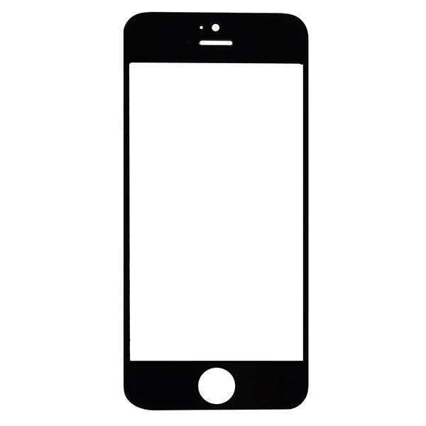 Apple iphone 5 Front outer glass lens screen black in stock