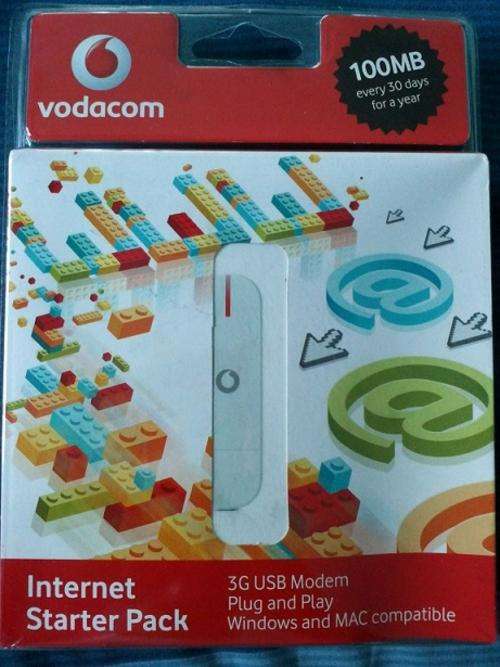 VODACOM 3G MODEM + 100mb EVERY MONTH FOR A YEAR