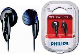 Philips Headphone Earphone SHE1350 Bass Vents For MP3 MP4 with 3.5mm L-Connector