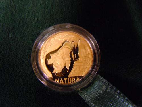 Natura Set 1/10th 2009 - 2010 (2 coins - white & black rhino)