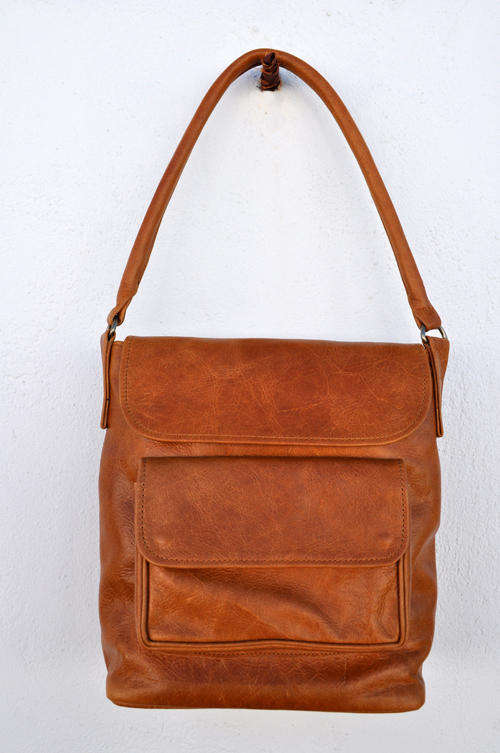 Tan Leather Shoulder/Sling Bag