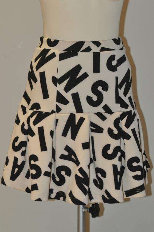 Letter Print Skirt - Size 36