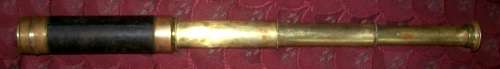 ANTIQUE 3-DRAW TELESCOPE pre 1910