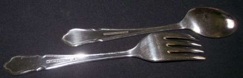 NURSERY CUTLERY SET SPOON AND FORK