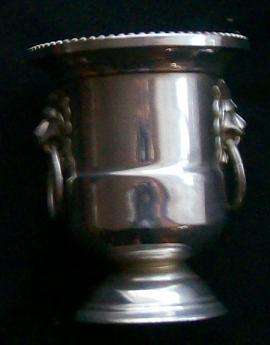 Silver Plate Mustard Pot