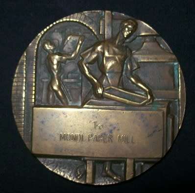 BRONZE PAPERWEIGHT I.P.E.