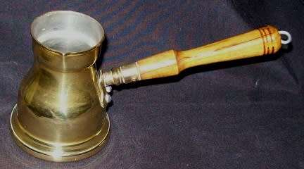 TURKISH BRASS COFFEE POT