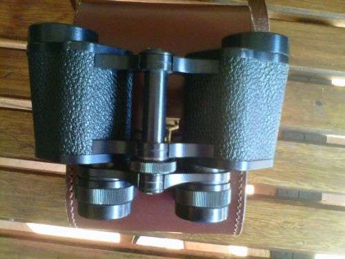 Carl Zeiss Jenoptem 8 x 30 Binoculars - Made in DDR plus a Genuine Leather case in mint Condition