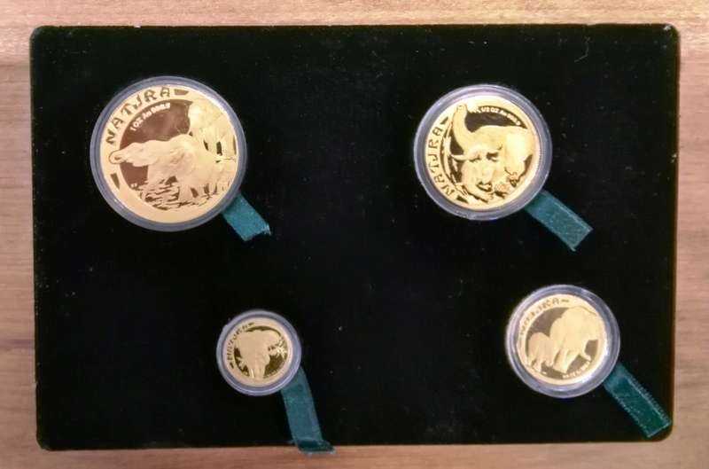 1996 Prestige Natura Gold Proof Set | The Mandleve Elephant | Mintage Only 368 | Low Start