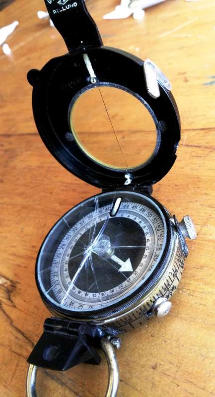 1918 | WW1 | Mark VIII | OFF.CHINAGLIA BELLUNO | Compass | Glass Cracked | Working | R1 Start