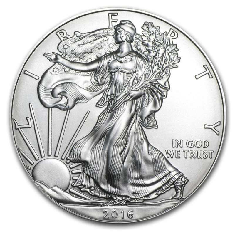 2016 USA | 1oz | .999 Fine Silver | $1 | American Eagle | Bullion Coin | For Sanchez Collectables