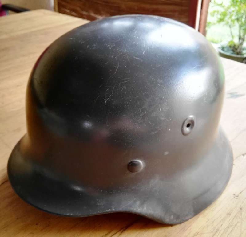 Old SA Riot Police Helmet | German WW2 Pattern | With Leather Inner & Chin Strap