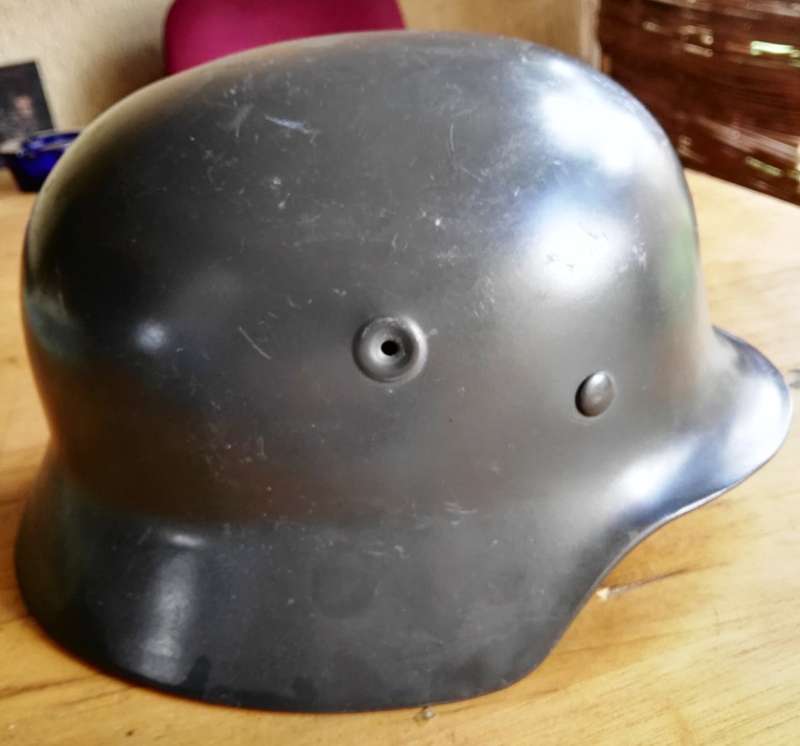 Old SA Riot Police Helmet | German WW2 Pattern | With Leather Inner & Chin Strap
