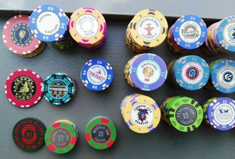 Huge Collection Lot of 361 x Casino Tokens/Chips | R3174 Face Value | Over 30 Different SA Casinos
